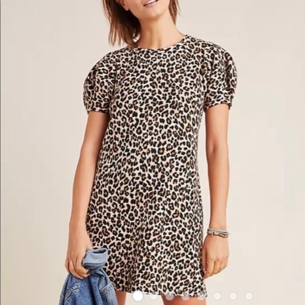 NWT Velvet Jolene Cheetah Print Dress XS